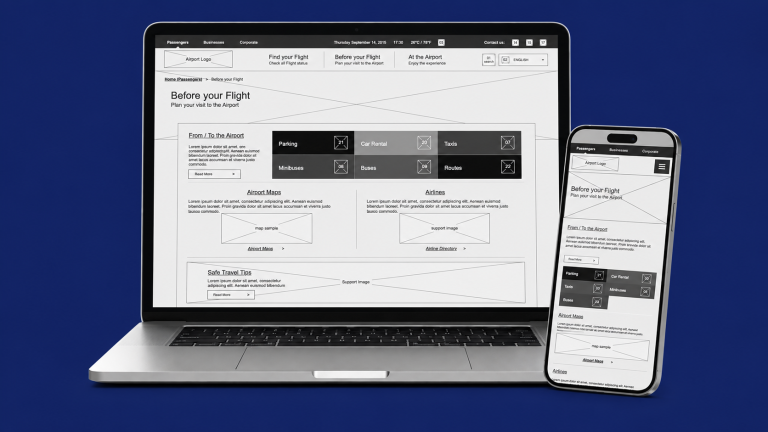 Information Architecture Redesign for SCL International Airport